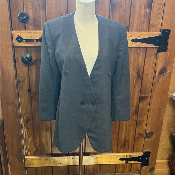 Rena Rowan Jackets & Blazers - Rena Rowan for Saville grey blazer 10 Petite gray blazer 1230